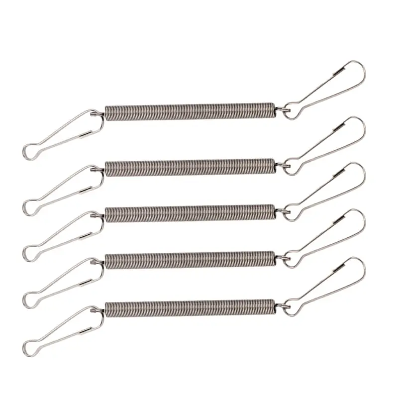 ZHIXI 5pcs Replacement Springs with 2 Clips Fastening Water Bottle for Rabbit Hamster