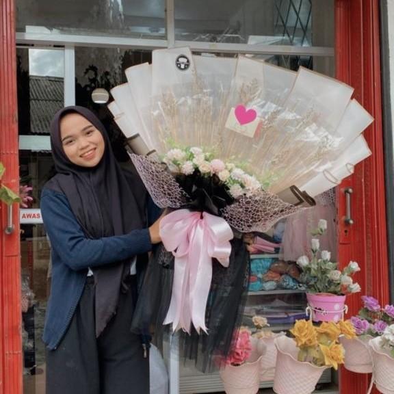 Buket Uang Kosong Tinggal Isi Praktis Hemat | Kerangka Bucket Kosongan Siap Isi | Untuk pecahan 2rb 5rb 10rb 20rb 50rb 75rb 100rb acara Wisuda Pelulusan Graduation Gift MONEY BOUQUET Hadiah