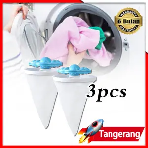 3pcs Saringan Mesin Cuci Jaring / Saringan Apung Mesin Cuci Perekat Bulu / Filter Bag Apung Mengapung