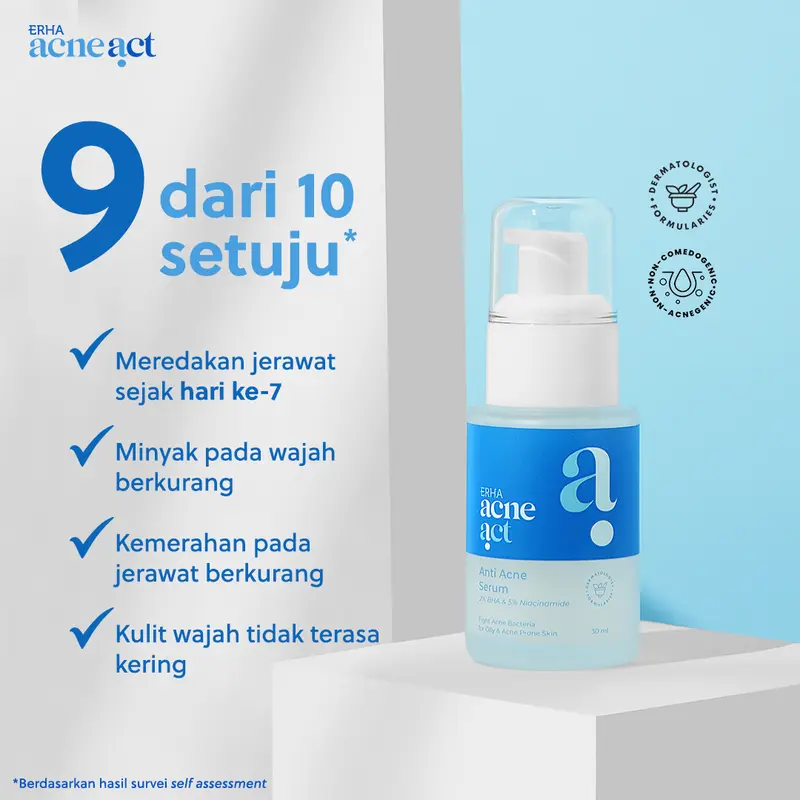 ERHA AcneAct Anti Acne Serum 30ml - Serum Kulit Berminyak 5