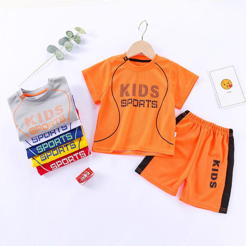 Sut Seragam Lengan Pendek, untuk Kanak-kanak, Pakaian Sukan Lelaki, Baju-T Cepat Kering Perempuan, Seluar Pendek, Sesuai untuk Kanak-kanak dan Remaja Baru, Bayi, Ketibaan Baru 3