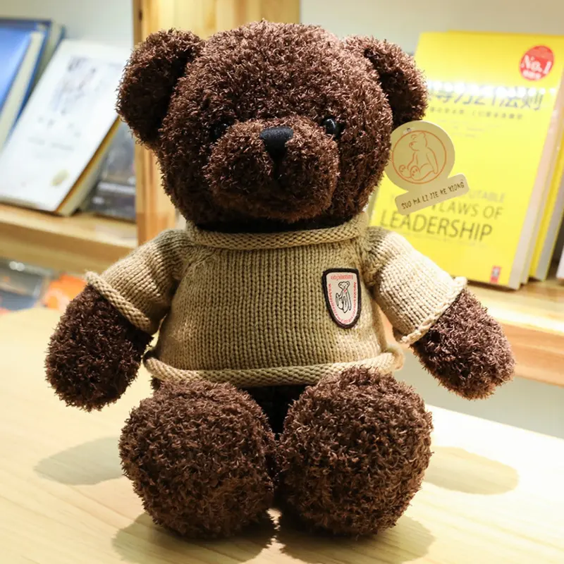 Thú bông gấu Teddy Couple Mặc Áo Len  Cặp Làm Quà Tặng Thú Nhồi Bông Toy Đồ Chơi Phát Nhạc 7