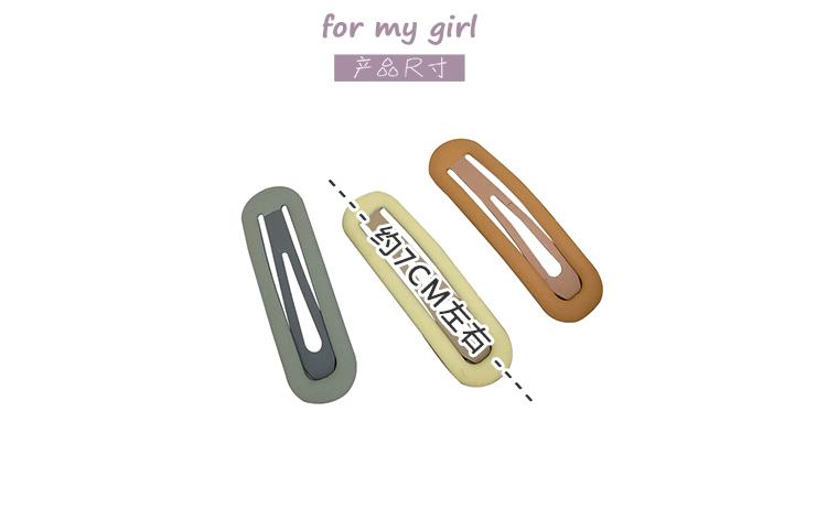 Product Introduction of Morandi Color Series BB Clip Practical Versatile Hair Clip Bangs Side Clip Girly Forehead Broken Hair Hairpin Hair Accessory 3