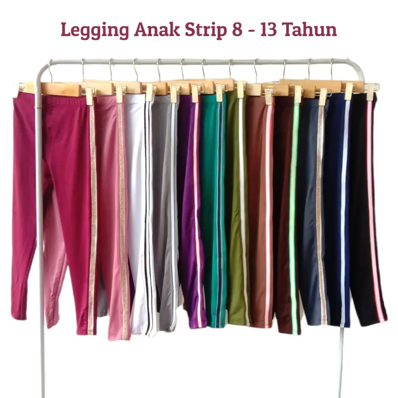 Legging Anak Stripe usia 8-13 tahun 1