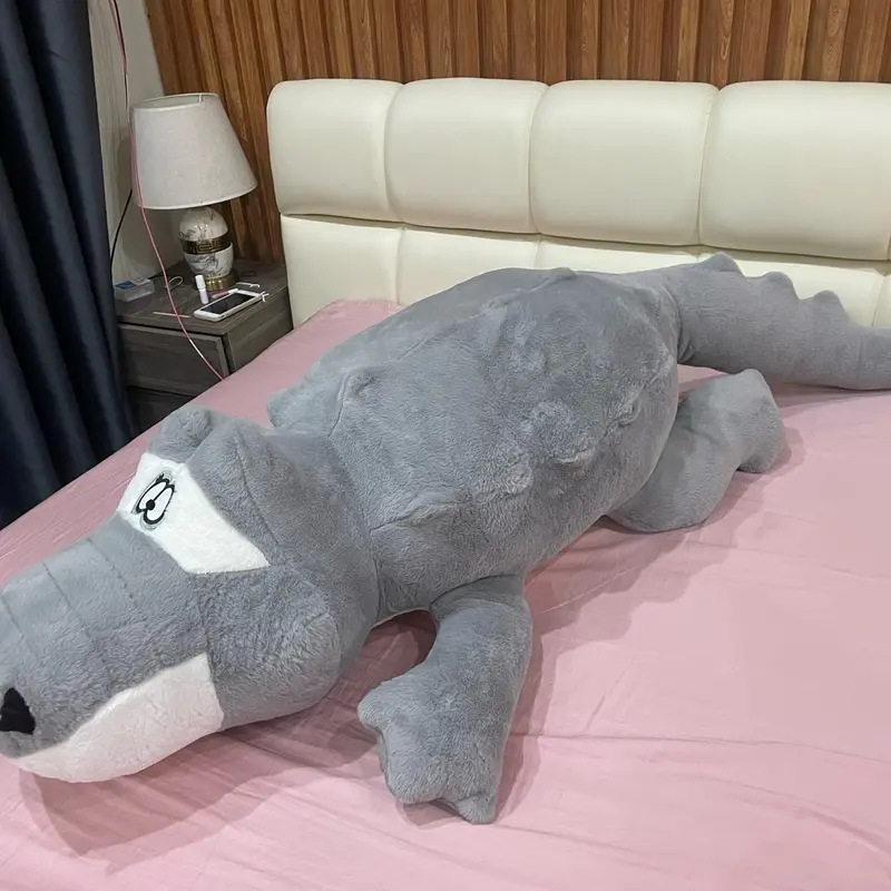 Cá sấu size 1m7 vải lông êm mềm mịn mượt - Thú Bông - Thú Nhồi Bông Đồ Chơi 3