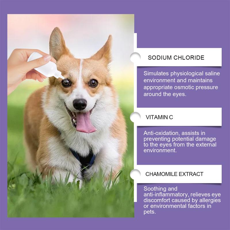Product Introduction of [OY Pet Shop] Normal Saline Eye Cleaning Solution for Dogs Tears and Tears Cleaning and Soothing Eyes for External Use 6