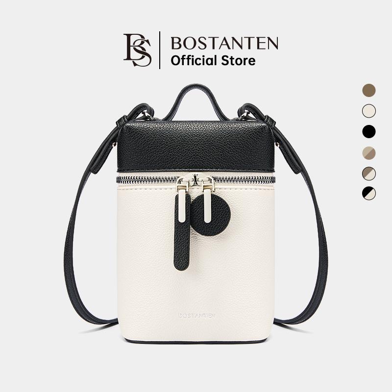 BOSTANTEN Túi xách Túi điện thoại xích hộp nhỏ hình chữ nhật thời trang dành cho nữ cái túi