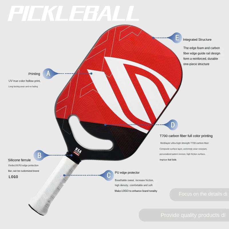 [TẶNG CUỐN CÁN] Vợt Pickleball Joola AMA Full Carbon T700,Chất Liệu Sợi Carbon FIBER Đạt Chuẩn USAPA - 16mm 5