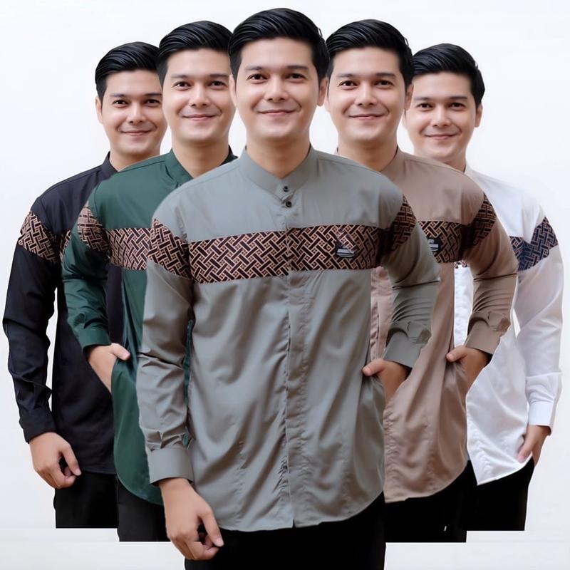 Product Introduction of baju koko pria dewasa lengan panjang terbaru motif kobata Koko syubbanul muslimin koko azzahir koko baju 1