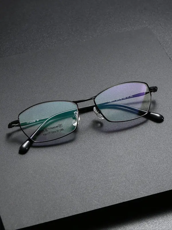 Unisex Simple Style Plain Color Eyeglasses Frames, Casual Trendy Eyeglasses Frames for Everyday Use, Fashion Accessories for Outdoor Activities 2