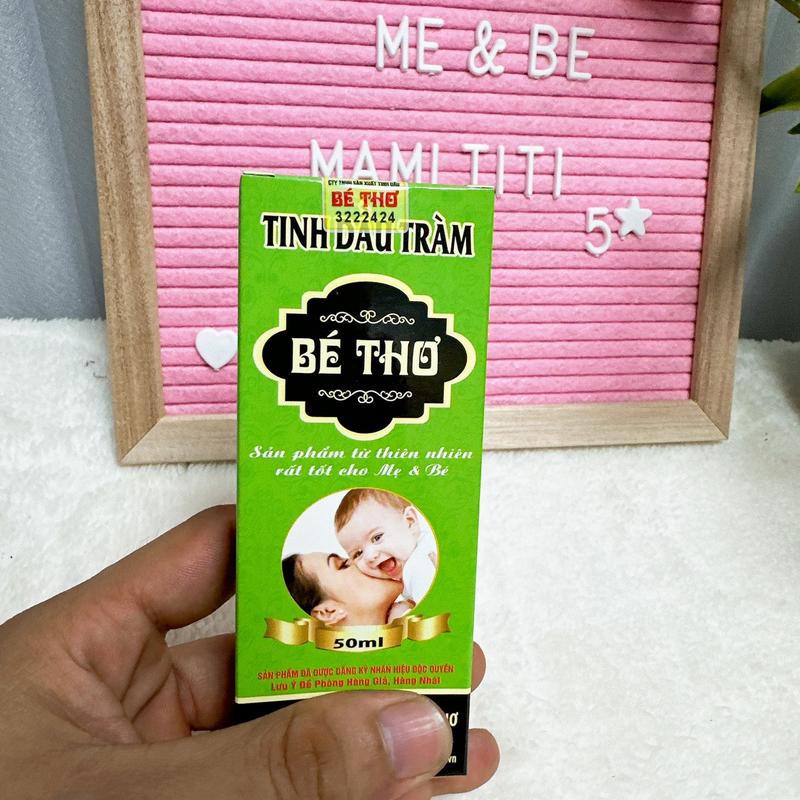 dầu tràm cho bé, dầu tràm bé thơ tinh dầu tràm bé thơ chai 50 ml