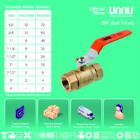 Gambar UNNU Ball Valve - BV 1/2" dari UNNU.official Kab. Gresik 5 Tokopedia