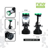Gambar LUXIMOS Lampu Biled H4 Projie 70W Cutoff Devil Eye Kipas Super Terang Ballast PNP Motor Mobil - NINE SURABAYA - MP1 PRO W/W - Red dari Nine Autoseries Surabaya Kab. Sidoarjo 3 Tokopedia
