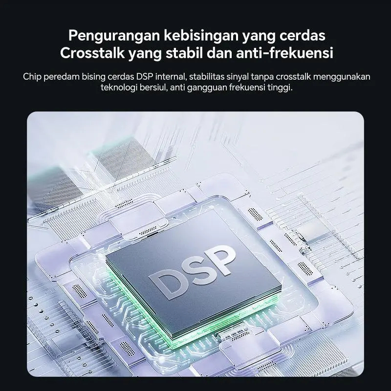 U Smart home Mikrofon nirkabel universal satu derek dua speaker luar ruangan mikrofon kartu suara bernyanyi langsung 4