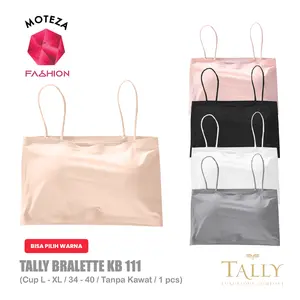 Tally 111 Kemben Bra BH Bralette Wanita | Busa Tipis | Crop Top Seamless | Fit to L - XL Ada Cup