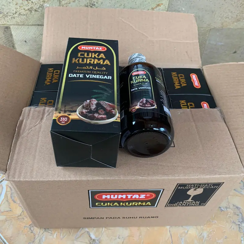 CUKA KURMA 310ML MUMTAZ PREMIUM DATE VINEGAR Herbal Cukka Makan Asli Halal asam asetat Botol 6