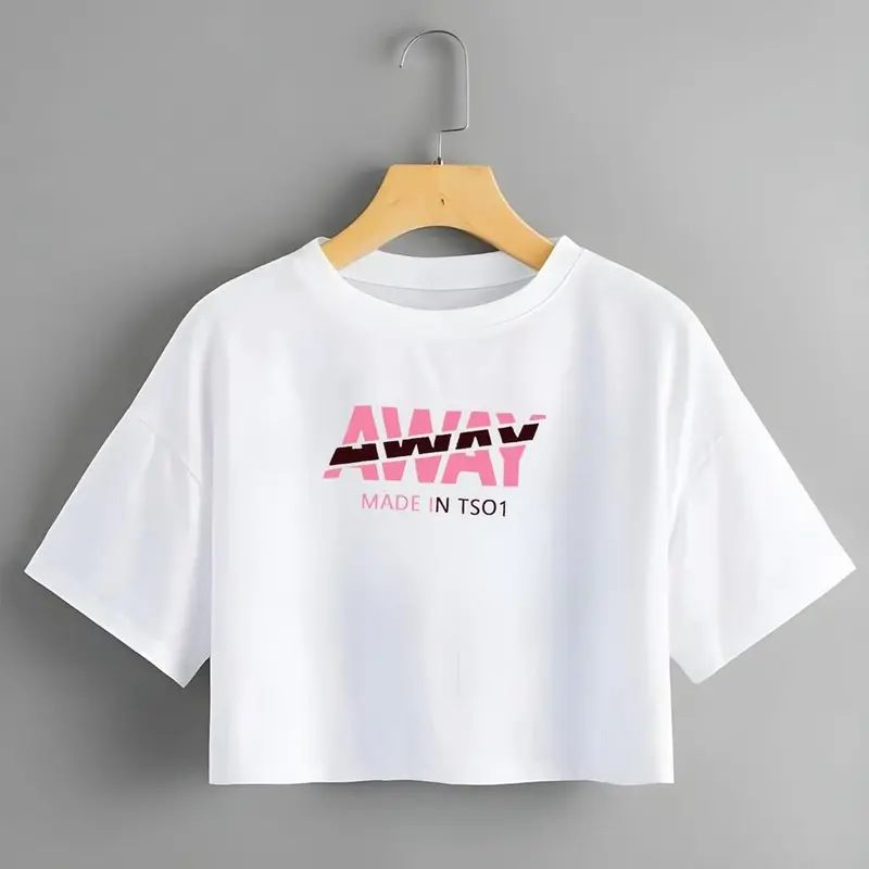 KAOS CROP TOP OVERSIZE /CROP TOP KOREA/CROP WANITA TERBARU 2023/ Kaos CROP Streetwear Oversize / Baju Kaos Distro 1