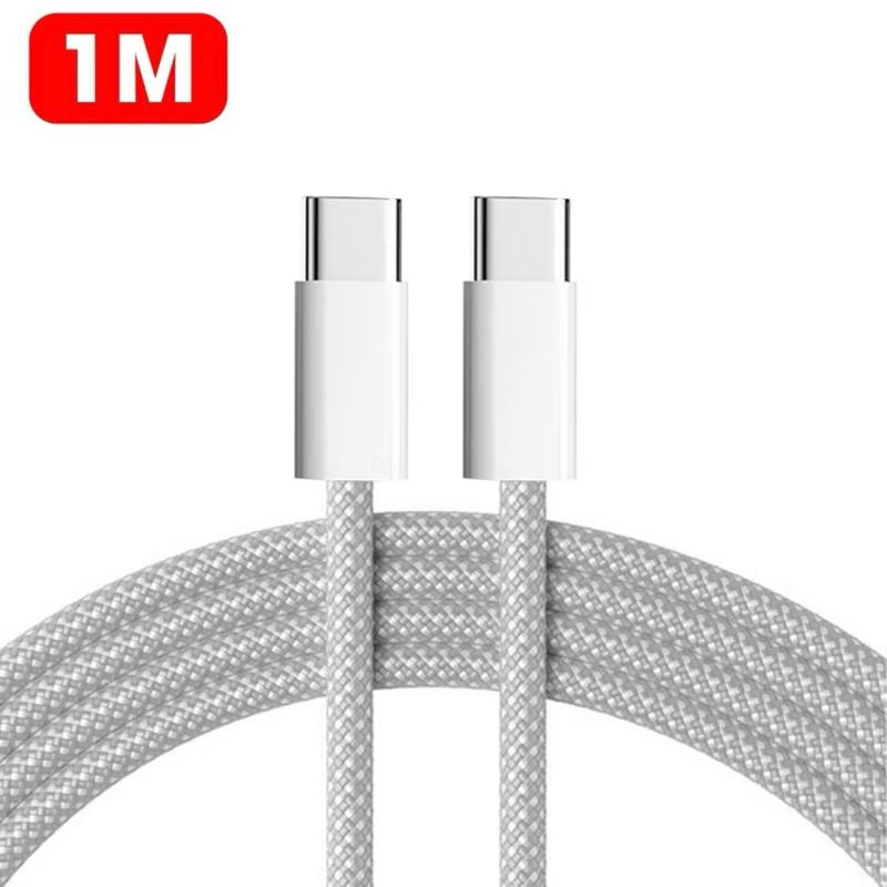  Cap ip15-16  Mua 1 Cáp  Tặng 1 Cáp sạc nhanh 30w IP 15-16,Chíp C94 bọc dù  TypeC to C 1met sạc nhanh Dùng Cho Các Thiết Bị   Phụ Kiện Sạc Điện Thoại iphone Usb capsacnhanh  không dùng cho ip 14 trở về trước   