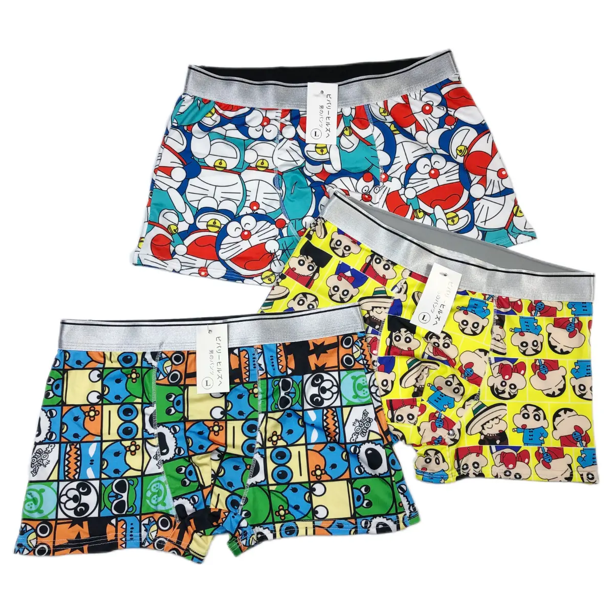 Quần sịp nam hoạt hình menswear boxer in hình cute vải thun lạnh mềm mịn thoáng khí pm10