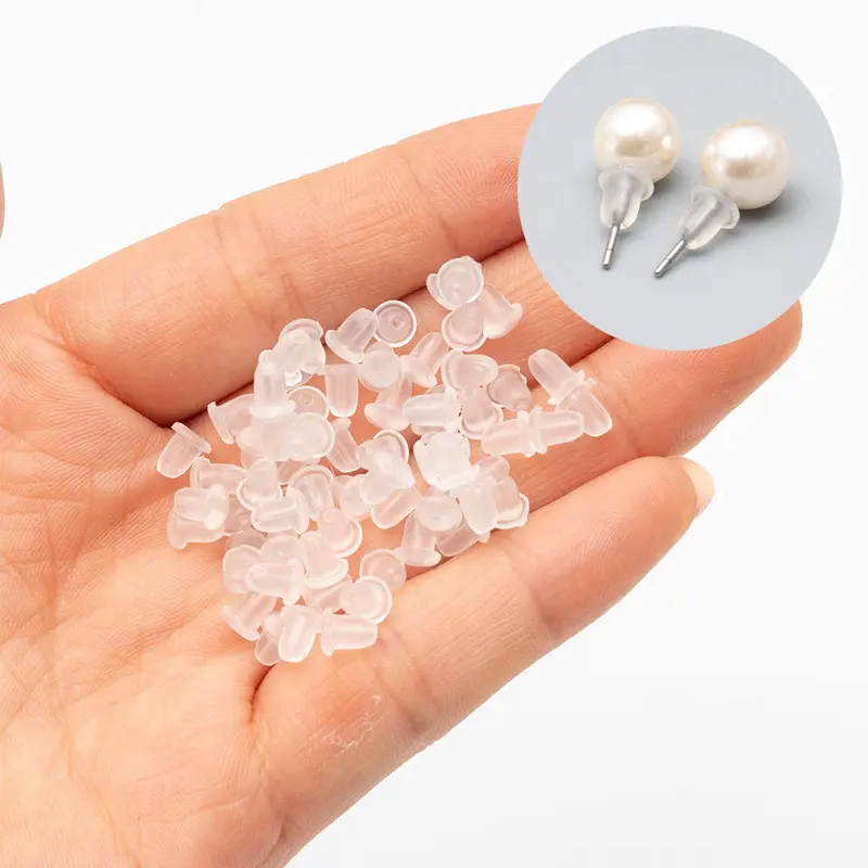 Chốt khuyên tai, chốt bông tai silicon HAVURA  CN01