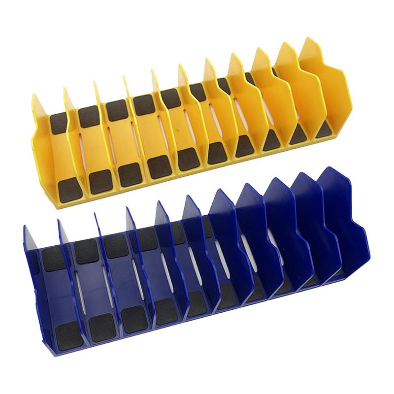 Snap-on KAPL10GN Green Anti-Slip Plier Organizer Tray Rack – Holds 10 Pliers, Made In USA