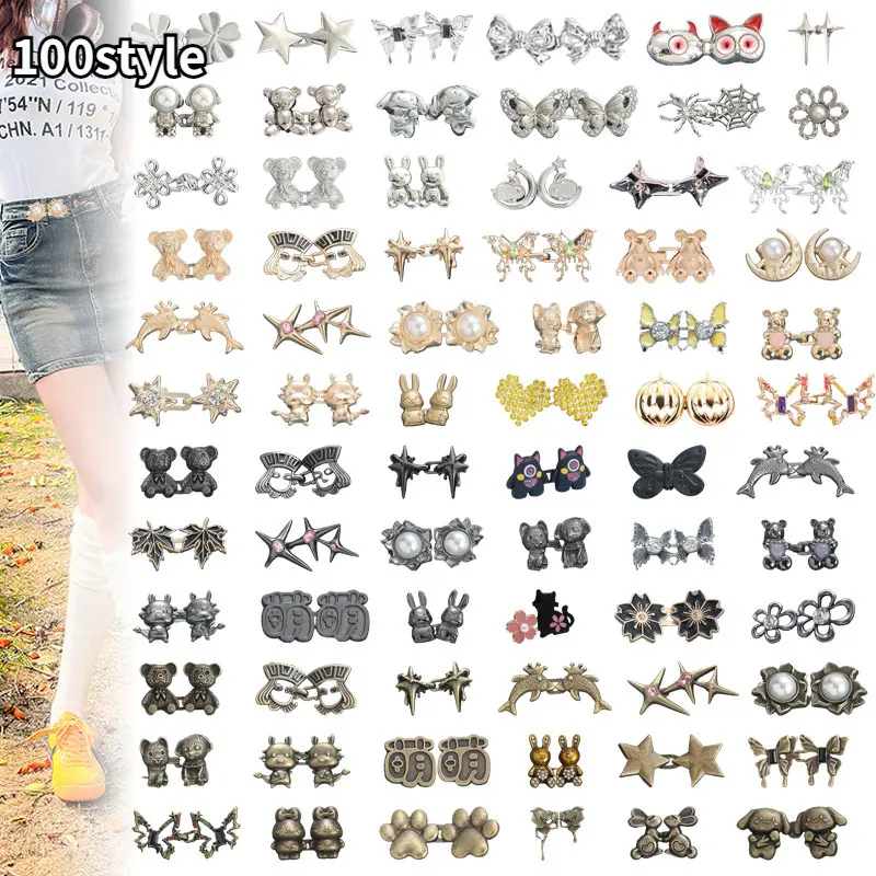 เข็มขัดรัดเอวแบบไม่มีตะเข็บ, 100 แบบ, หัวเข็มขัดที่ถอดออกได้แบบไม่ใช้ตะปู, เหมาะสำหรับกางเกงยีนส์, กระโปรง และอุปกรณ์เปลี่ยนสะโพก, คอลเลกชันที่ไม่ซ้ำกัน