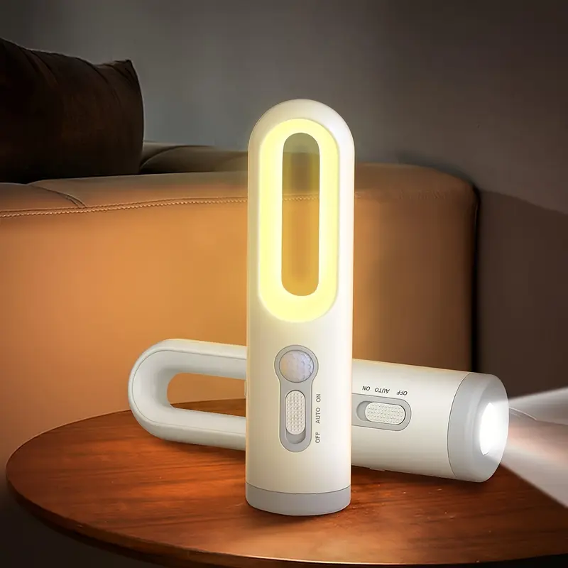 USB Rechargeable LED Flashlight Night Light with Motion Sensor - TikTok ...