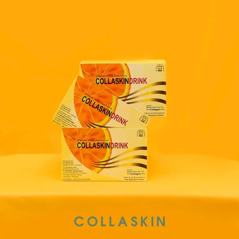Collaskin Drink Teh Matcha dengan Kolagen Sapi Halal untuk Skincare Cepat 1