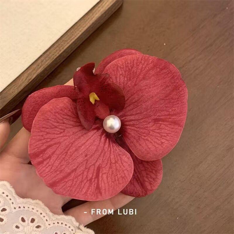 Product Introduction of Kẹp Tóc Phalaenopsis, Thiết Kế Hoa Màu Hồng Ngọt Ngào Kẹp Hàm, Hoa Nhân Tạo, cài tóc, Kẹp Bên, Kẹp Tóc Phong Lan, Đồ Trang Trí Tóc 4