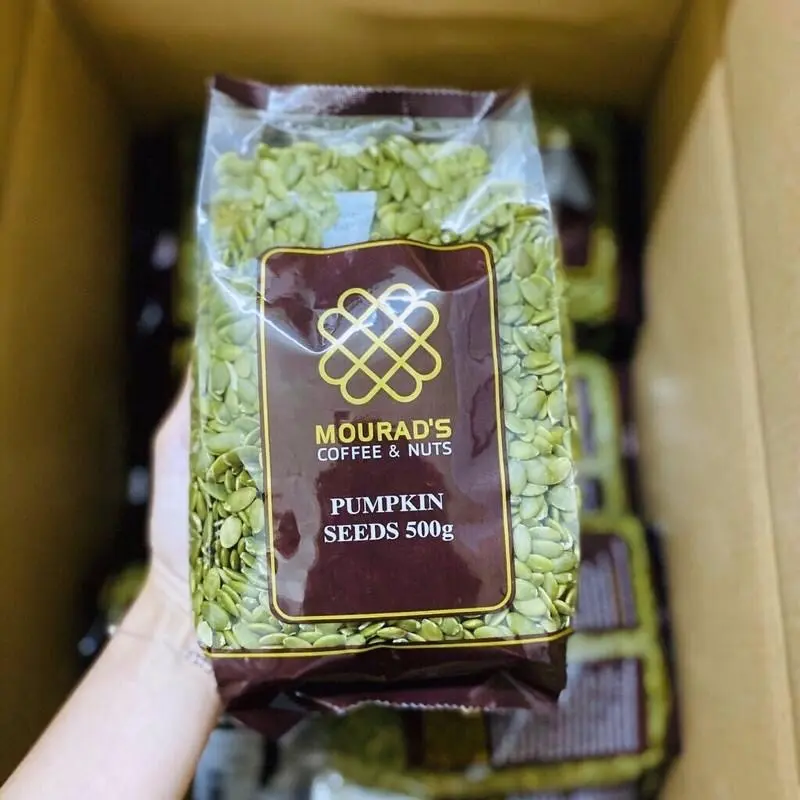 Nhân hạt bí xanh tách vỏ nhập khẩu gói 500g hạt mới dinh dưỡng Snack Ăn Vặt