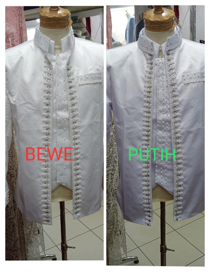Product Introduction of beskap akad bewe,putih ukuran M,L 0