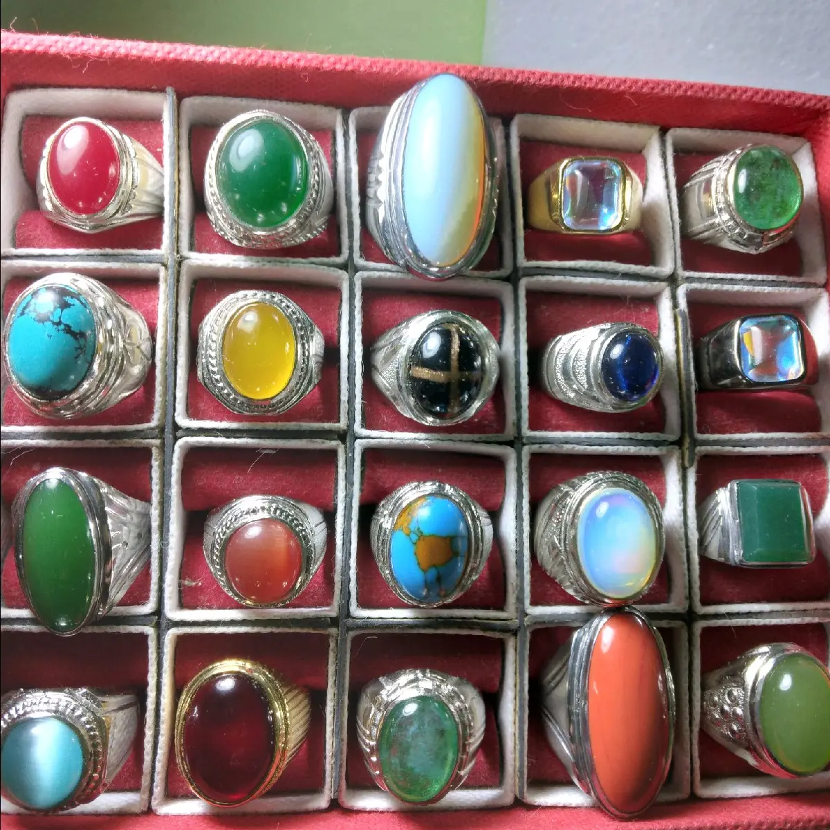 batu cincin paketan 100/3pcs Laki-laki