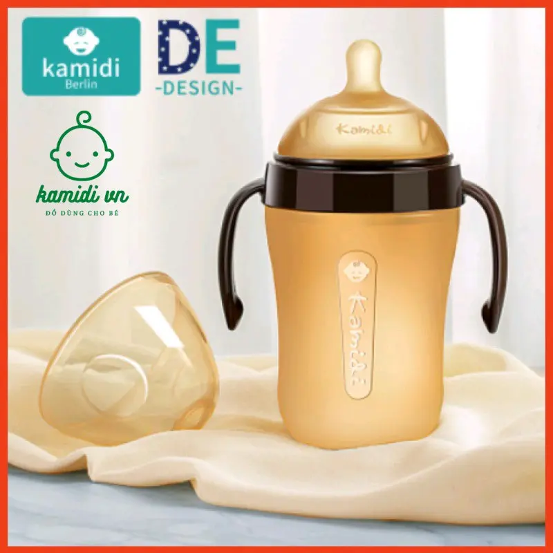 BÌNH SỮA KAMIDI SILICON NÂU CAO CẤP CHÍNH HÃNG
