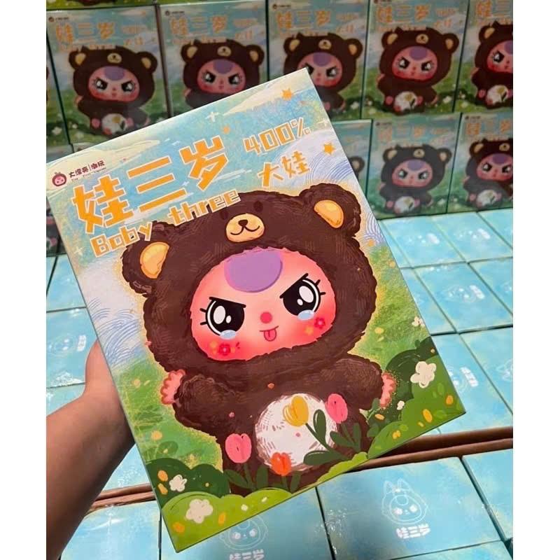 HÀNG CÓ SẴN BABY THREE 400% SIÊU HOT Blind box chính hãng Thú Nhồi Bông Đồ Chơi Toy Thú Bông Mô Hình