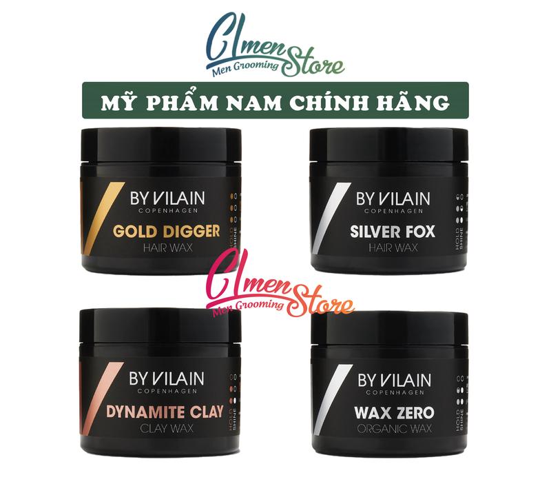[FULL LINE] Sáp vuốt tóc By Vilain (Gold Digger - Dynamite Clay - Silver Fox - Wax Zero)