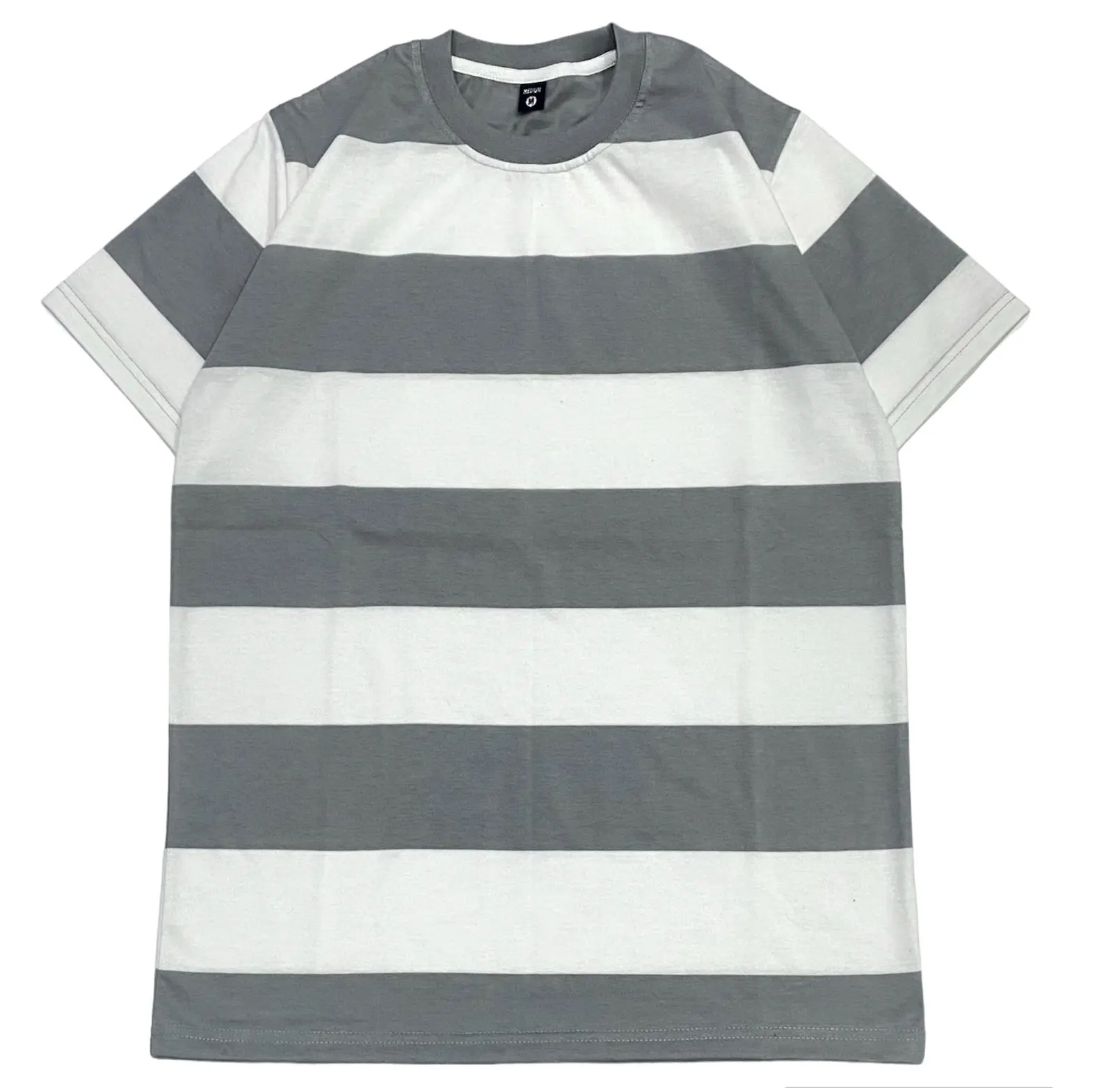 (Cotton 24s) Kaos Stripe Bahan Tebal Cotton 24s / Atasan Baju Salur Premium