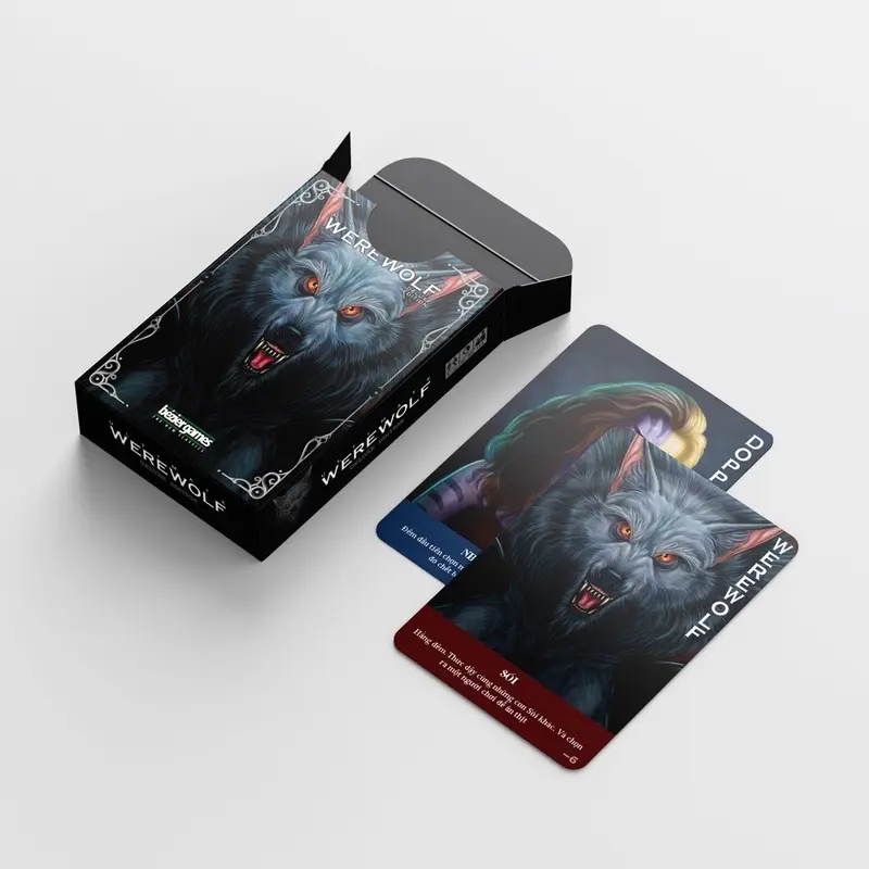 Bài MA SÓI việt hóa 70 lá CHẤT GIẤY DÀY- siêu tiện lợi Game Game Game 5