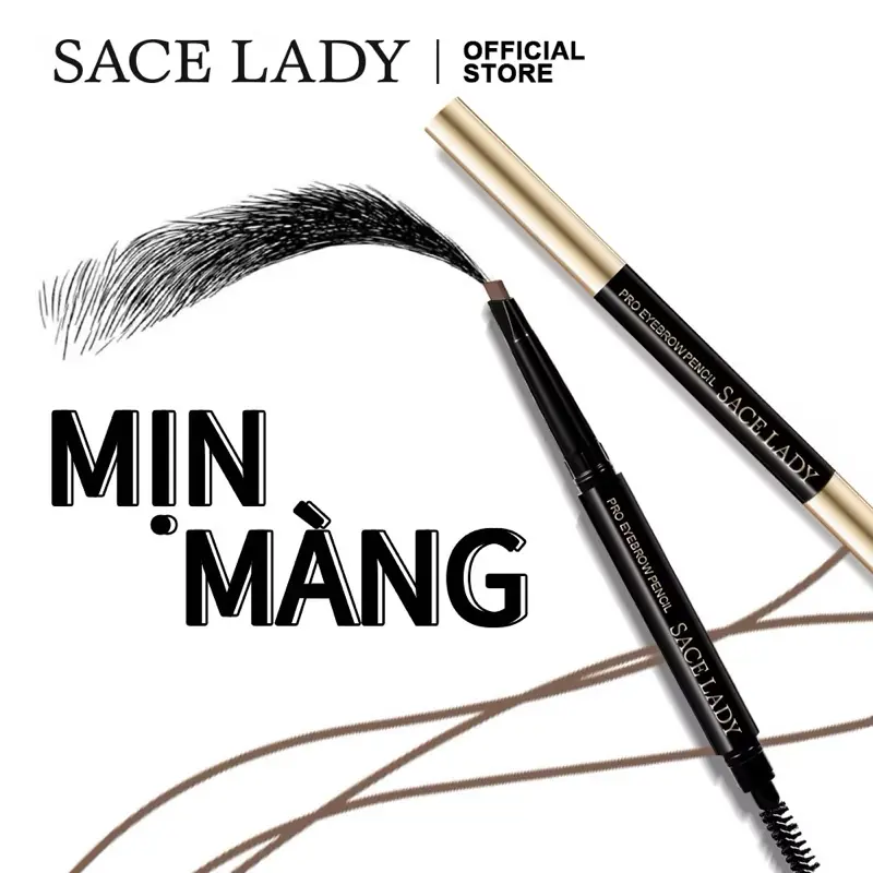 ￼Chì Kẻ Lông Mày SACE LADY Lâu Dài Tự Nhiên Tạo Hình Lông Mày 0.33g