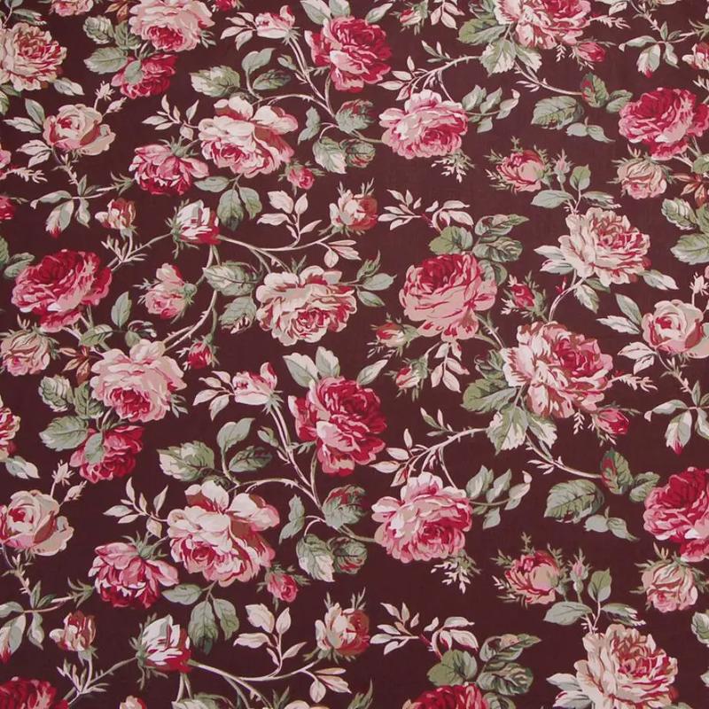100% DIY Sewing Quilting Fat Quarters Material Tecido For Baby Dress Home Textiles Flower Twill Cotton Fabric,Patchwork Cloth 1