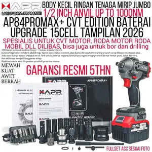 AP84 PROMAX IMPACT WRENCH APR Torsi 1000nm Untuk Bengkel Motor Mobil - AP84PROMAX CVT