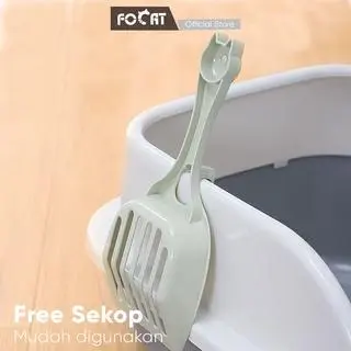 FOCAT Tempat Bak Pasir  Anjing Hewan Peliharaan M06 Tempat Pup Toilet  litter  box box pup 5