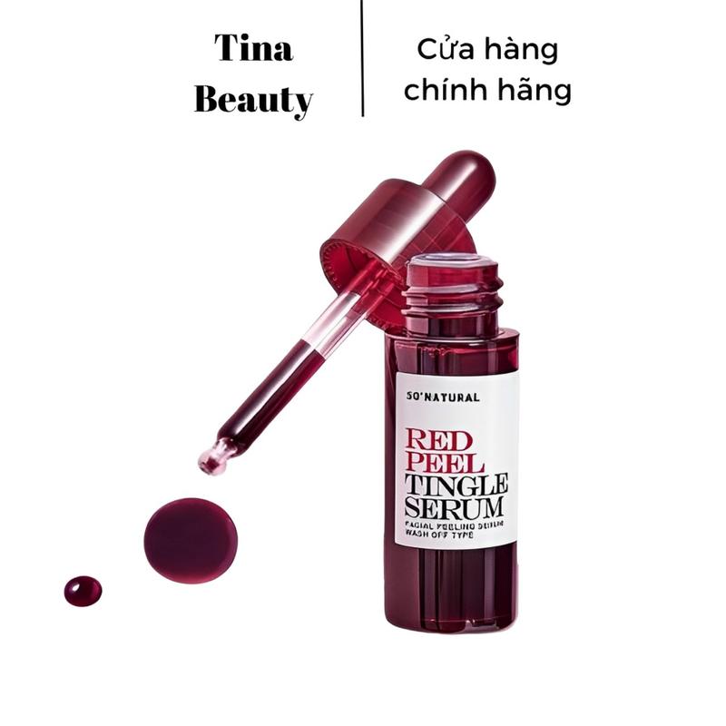 Tinh chất Red Peel Tingle Serum mẫu mới hộp mini 11ml Peel Da Skincare Làm Đẹp Da Nữ