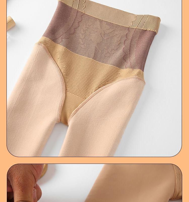 Product Introduction of Vớ Ánh Sáng Nước, Ngoại Cỡ, Quần Tất Màu Da Thịt Tuyệt Vời, Dành Cho Phụ Nữ Vào Mùa Thu Và Mùa Đông, Cảm Giác Tự Nhiên, Quần Legging Có Đệm Nhung, Thích Hợp Cho Cô Gái Đầy Đặn, Cạp Cao, Kiểm Soát Bụng, Màu Da Thịt, Quần Tất 23