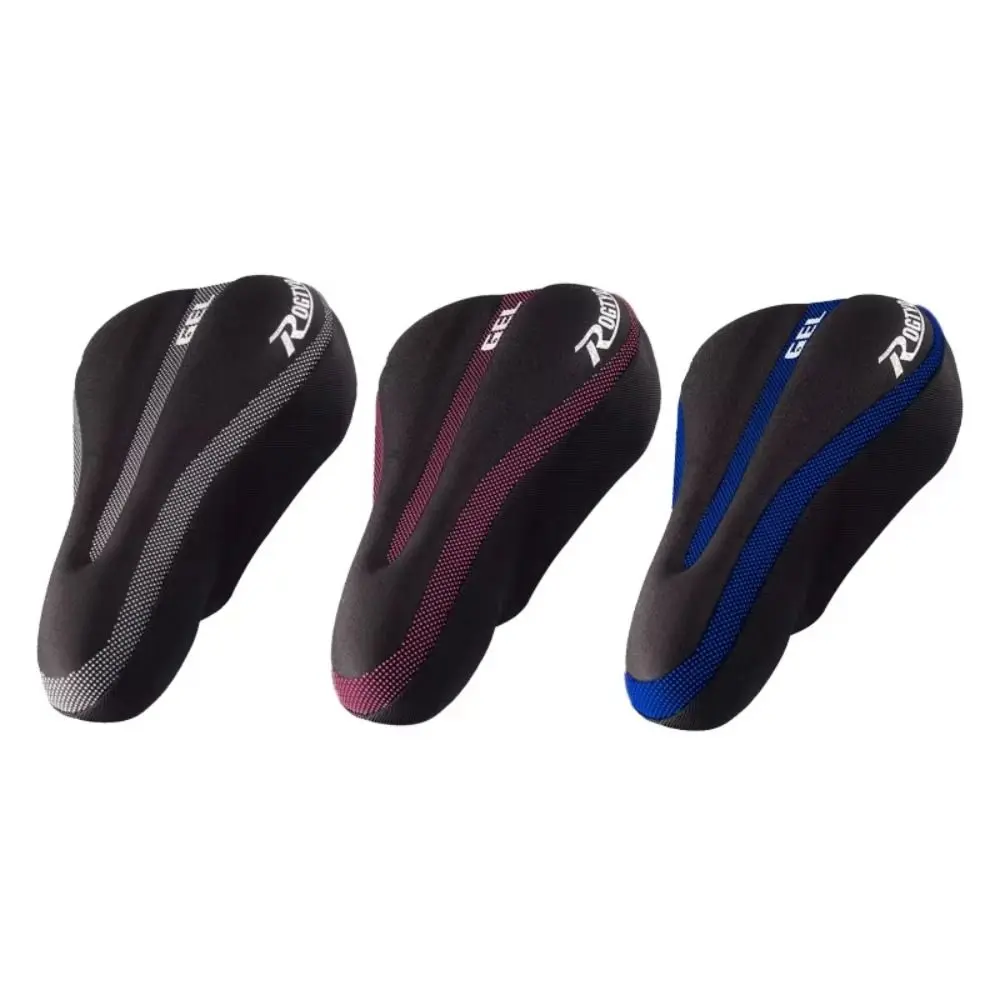 Soft Silicone Bicycle Seat Cushion Cover Thickened Breathable MTB Seat Cover Comfortable Cycling Accessories Cycling Saddle Cover