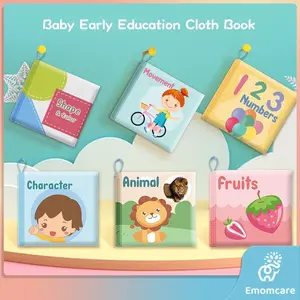 Baby Early Education SOFT BOOK / buku bantal bayi / buku cerita bayi bahan kain anak/ pillow book Mainan Edukasi Karakter Anak Balita Belajar Cerita