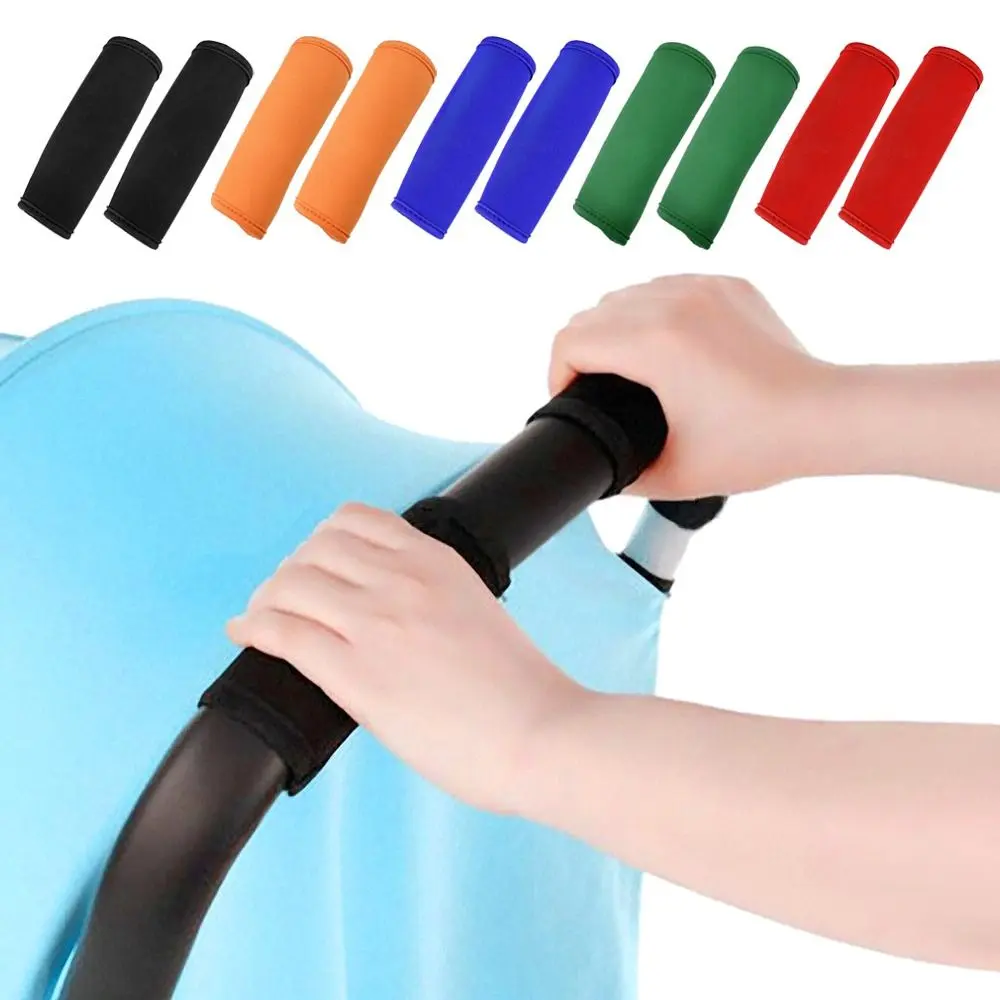 New Baby Car Cart Protector Luggage Compartment Handle Gloves Pushchair Cover Baby Pram Handle Cover Stroller Armrest Sleeves Protective Case