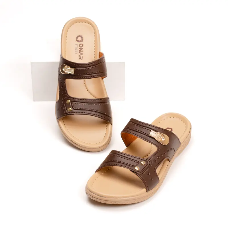 Sandal Selop Wanita Non Slip Sendal Slop Cewek Kode W-5 Karet sendal  murah 3