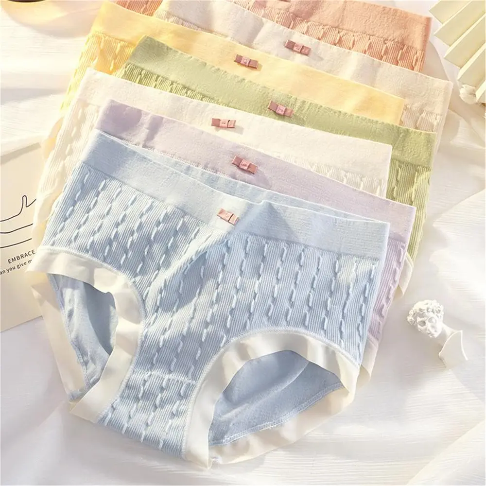 Quần Lót Cotton Cho Nữ, Thiết Kế Liền Mạch, Kháng Khuẩn, Quần Sịp cạp vừa Thời Trang, Thoải Mái Và Thoáng Khí, Đồ Lót Nữ, Hàng Mới Về Năm 2024