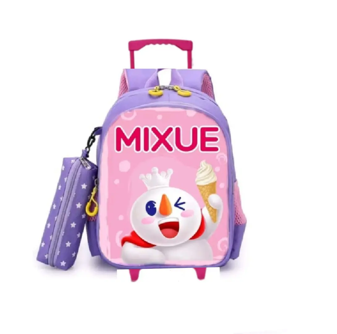 Tas Ransel Troli Anak Perempuan SD Miksu Tas Dorong Anak Cewe Terbaru Fashion Fashion