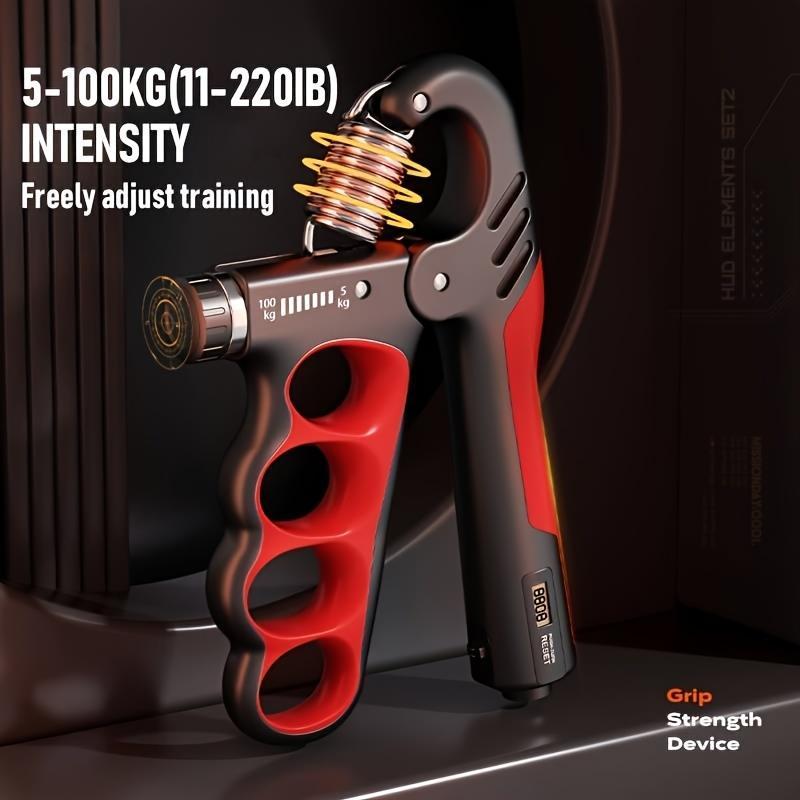Product Introduction of Mechanical Counting Grip Strength Trainer, 1 Count Adjustable Resistance Hand Strengthener, Hand Strength Training Equipment for Home & Gym 3